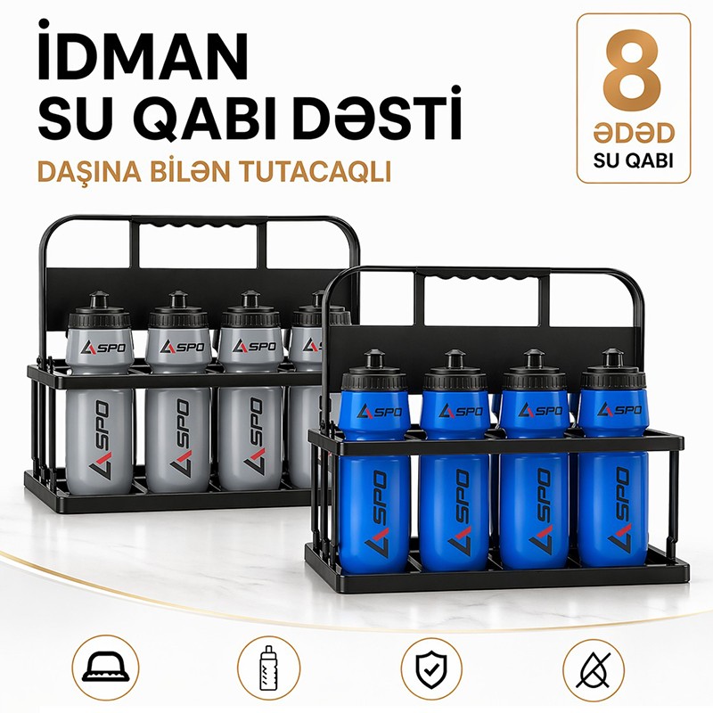 Futbol oyunları üçün su qabı 600ml